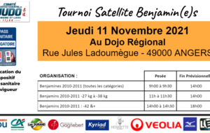 Tournoi satellite benjamins Angers