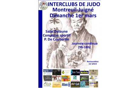 INTERCLUBS 1er MARS 2015 : horaires